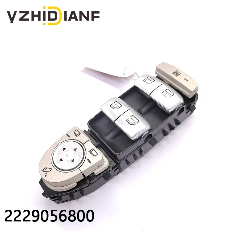 Auto Parts 2229056800 Front Left Master Power Window Switch for Mercedes Benz C300 Sedan GLC300 15-21