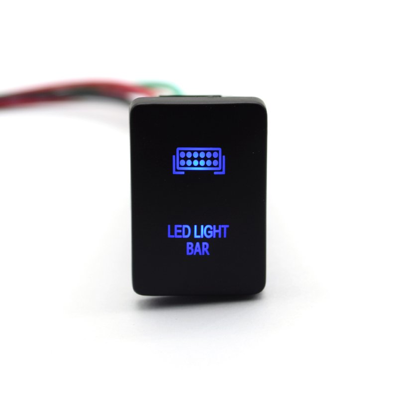 12 Volt Auto Car Replacement Switch LED ON-OFF Push Button Switch