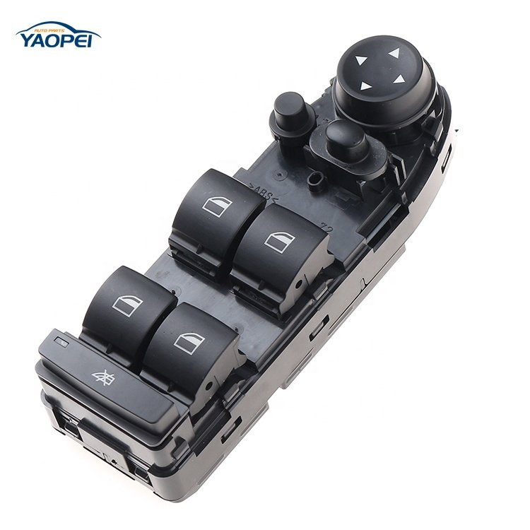 6131-9122-121 YAOPEI Window Lifter Switch Driver's Side for BMW X5:E70 2007-2013