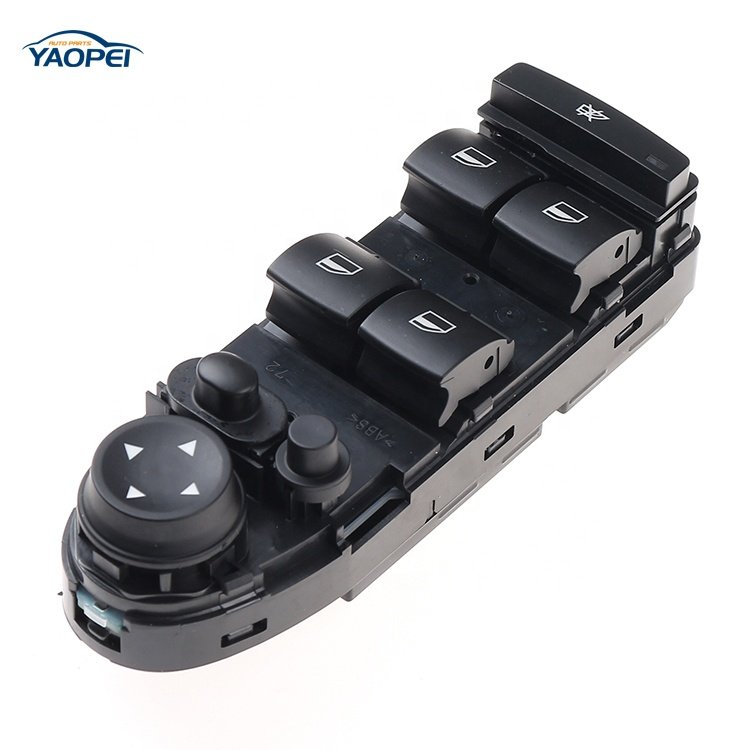 6131-9122-121 YAOPEI Window Lifter Switch Driver's Side for BMW X5:E70 2007-2013