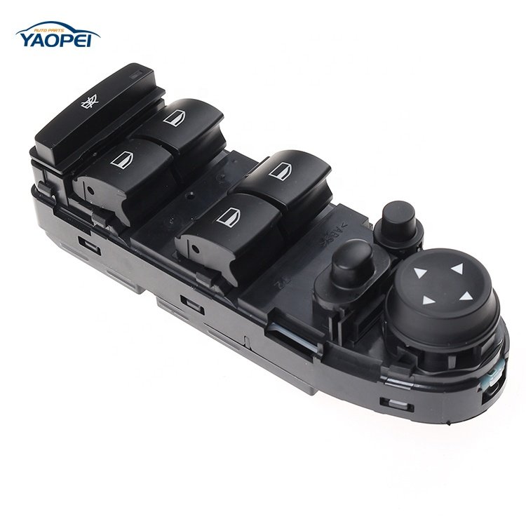 6131-9122-121 YAOPEI Window Lifter Switch Driver's Side for BMW X5:E70 2007-2013