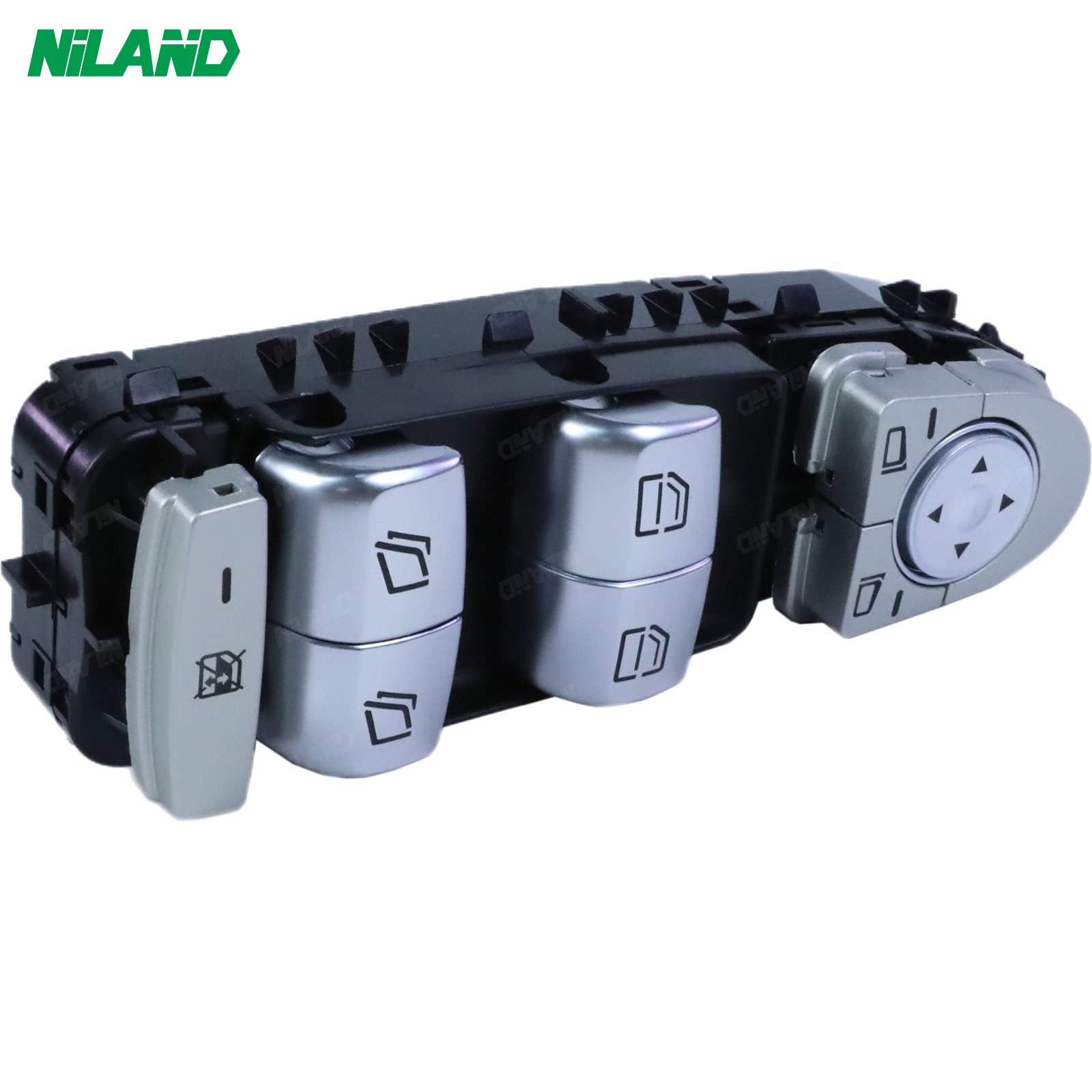 Niland Auto Parts Electric Window Lifter Control Switch Glass Regulator Switch Button Black OE 4479054203 for Mercedes Benz W447