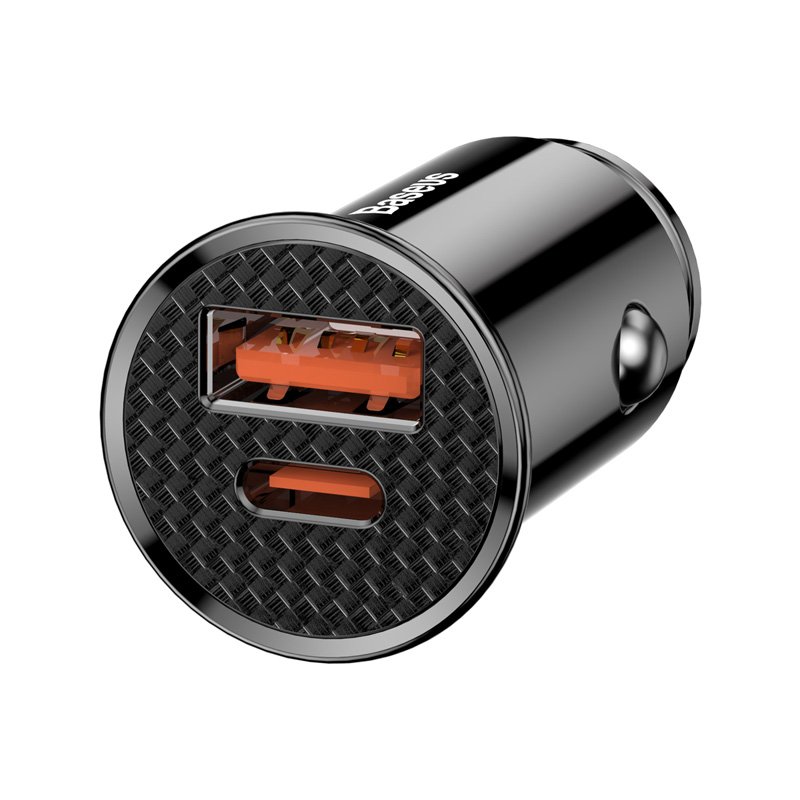 Baseus Circular Plastic A+C 30W PPS Fast Charging Car Phone Charger