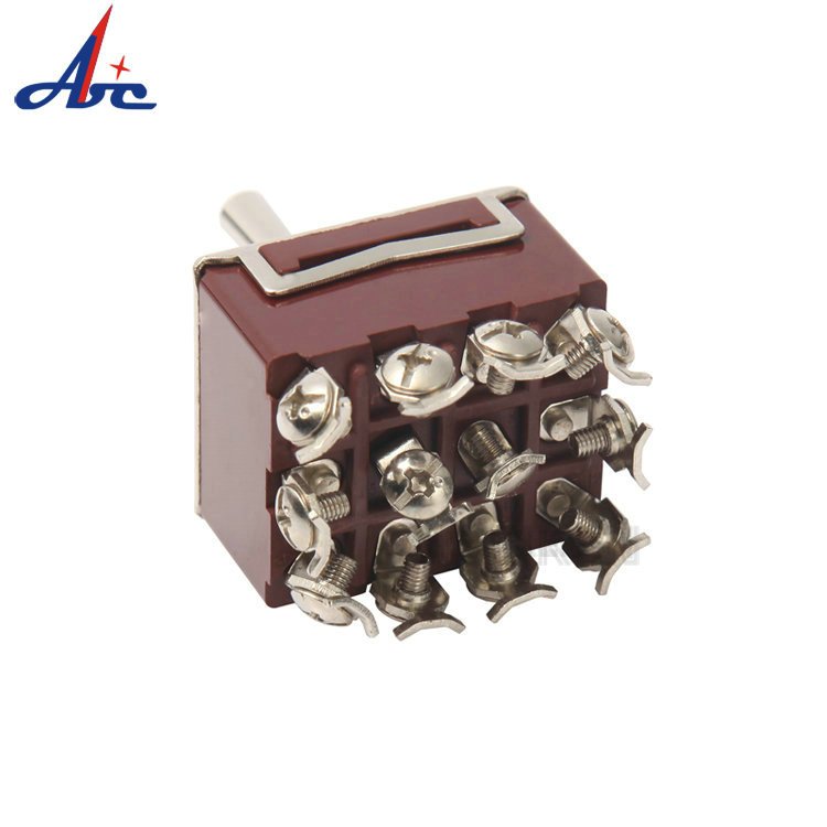 Hot Sell 20 Amp 3 Pin Auto Reset On-Off-On Toggle Switch Black Car Toggle Switch Dc