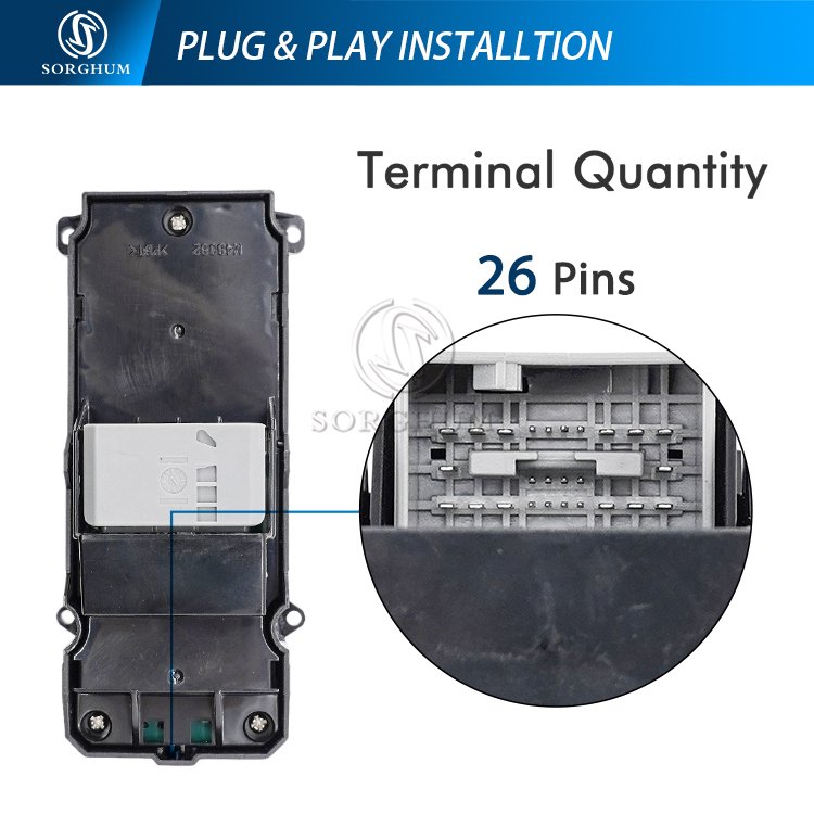 Sorghum 35750-T0A-H01 35750-TB0-H01 35750-TB0-H13 Car Front Left Power Window Lifter Switch for Honda CRV Civic IX 2011- 2016