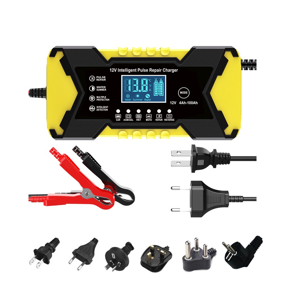 12V Jump Box Car Battery Repairer Pack Multi-Function Car Repair Battery Charger 12v 48v 72v Car Battery Charger