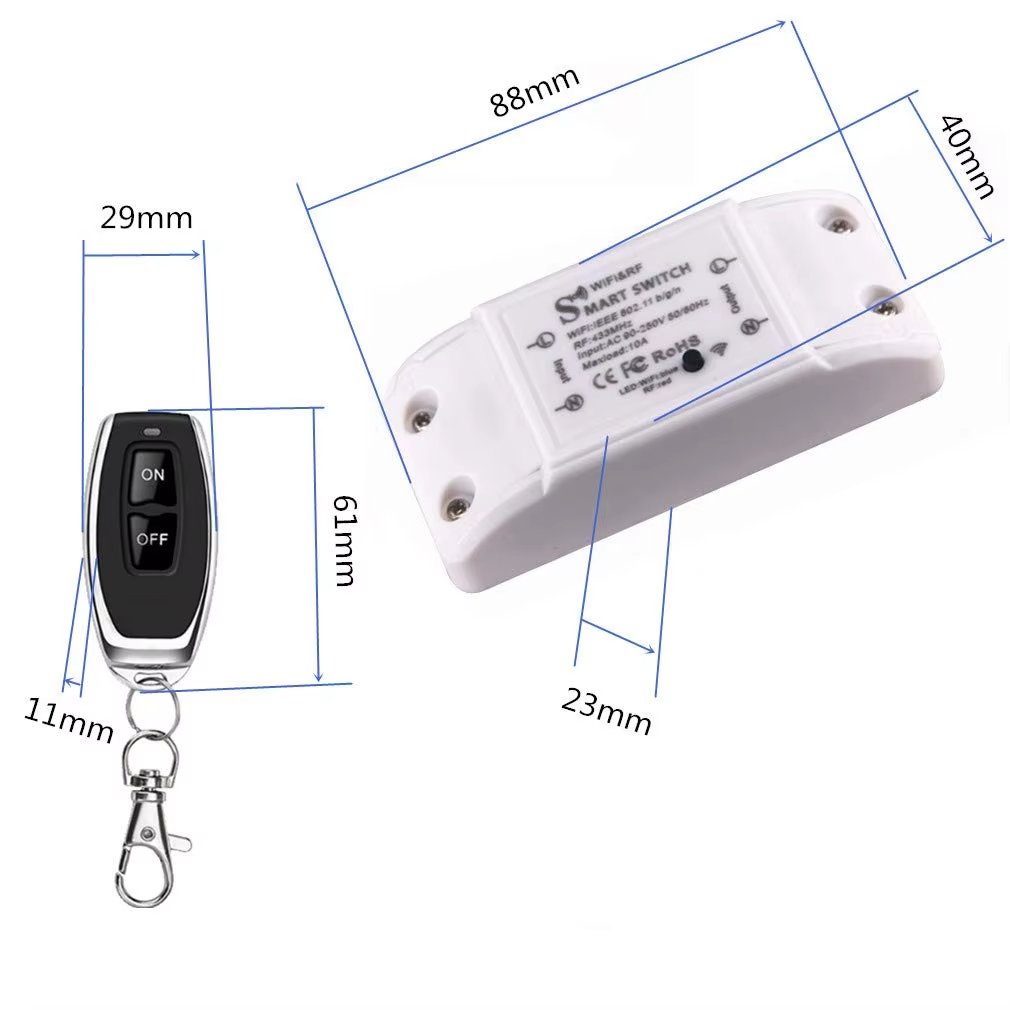 Smart Switch With Timing & Voice Control Mobile APP Remote Control WIFI Modifiable Parts Compliant With National Standards