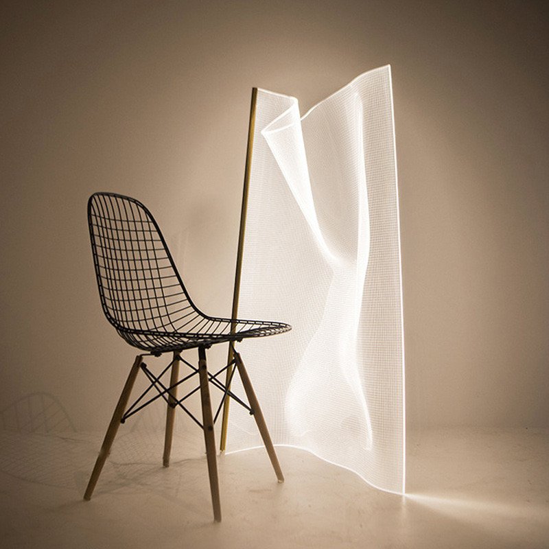 Creative Living Room Lamp Geometric Irregular Art Modeling Hotel Model Room Simple Modern Acrylic Floor Lamp