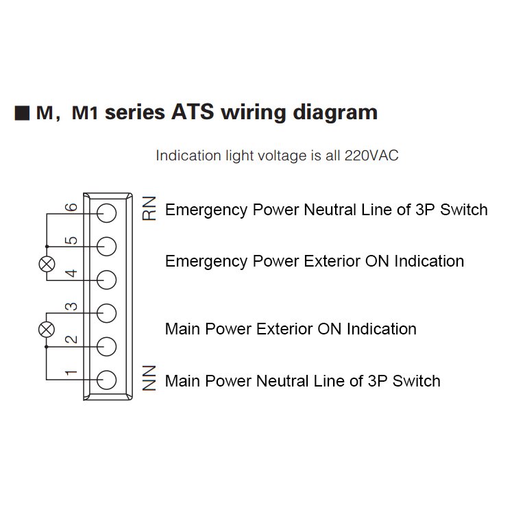 Yuye 220v Circuit Breaker Type Auto Automatic Transfer 3P/4P MCB Type Changeover Switch for Power Generator with Ats Controller