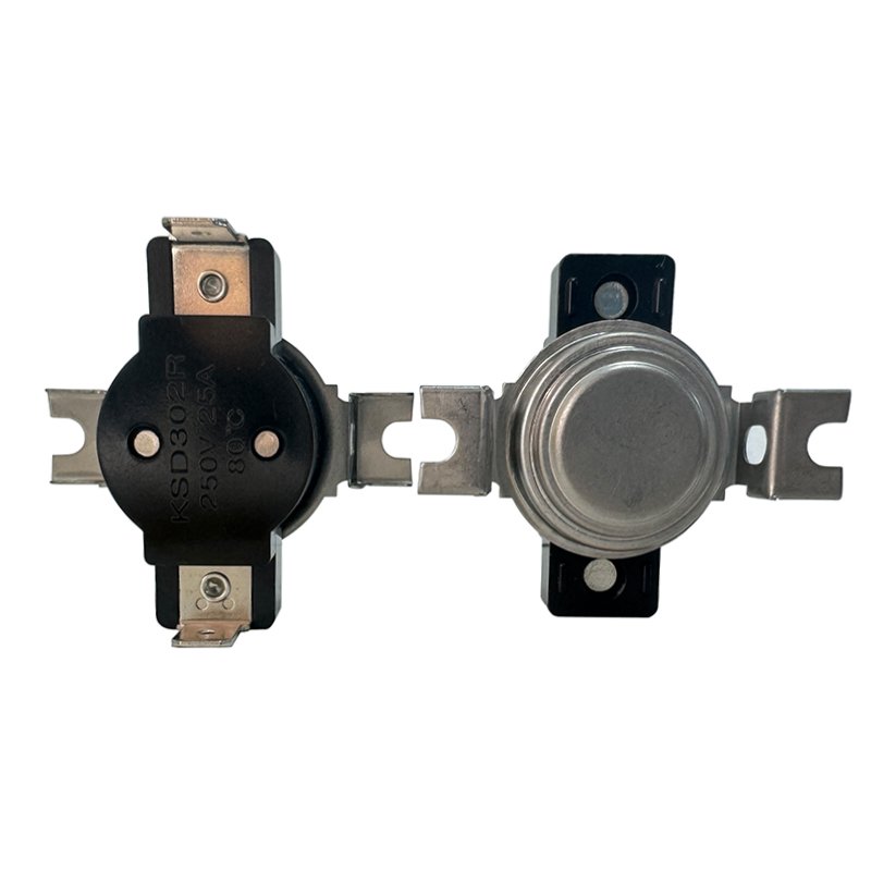 High Standard Customized KSD302 25A 250V Auto Reset Bimetal Thermostat Thermal Switch Temperature Controller