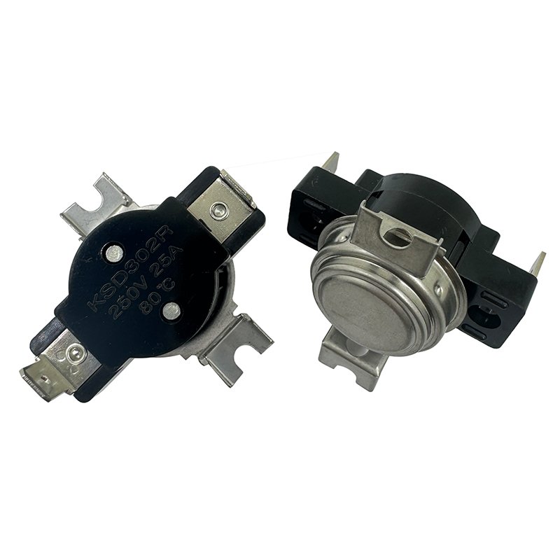 High Standard Customized KSD302 25A 250V Auto Reset Bimetal Thermostat Thermal Switch Temperature Controller