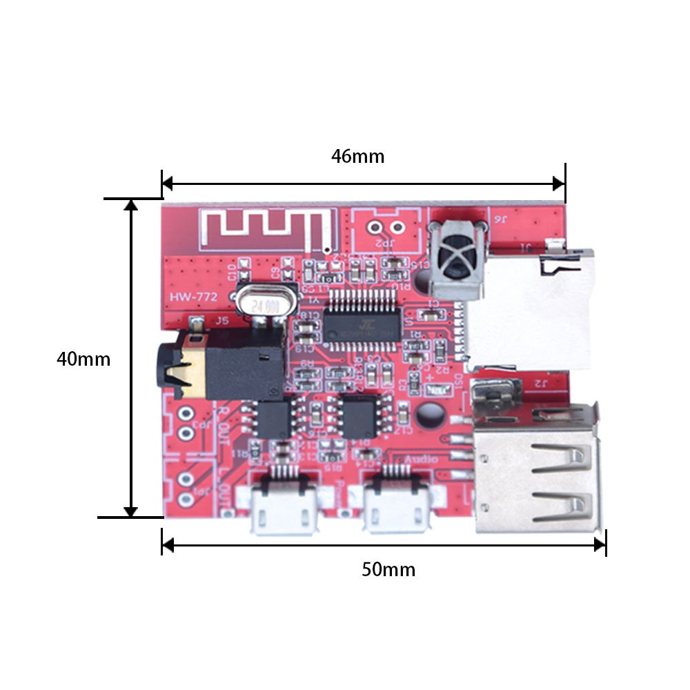 Customizable DIY Electronic Speaker Module Kit MP3 Music Player with TF/USB Card Stereo Player Factory Batch