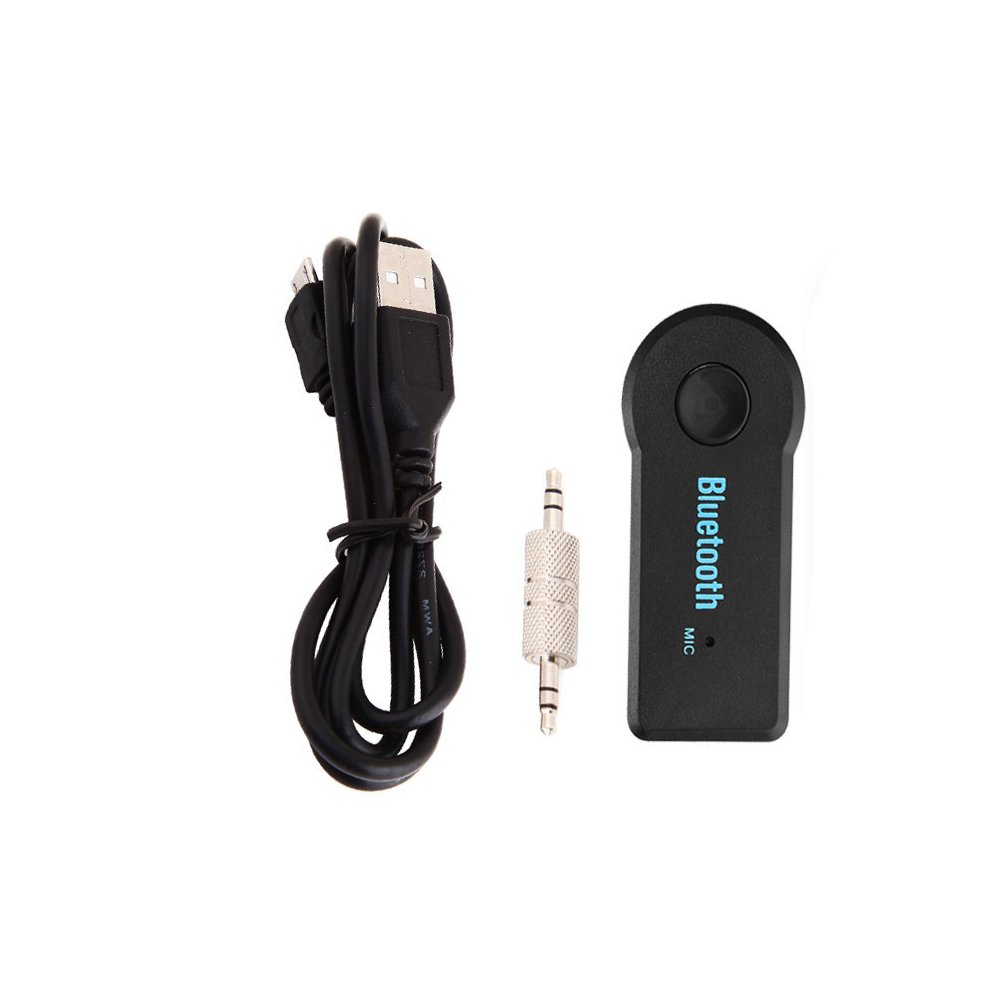 Bluetooth Car Kit, AUX Bluetooth Audio Adapter, 3.5mm Car Bluetooth Receiver for Music Streaming & Handsfree Calling