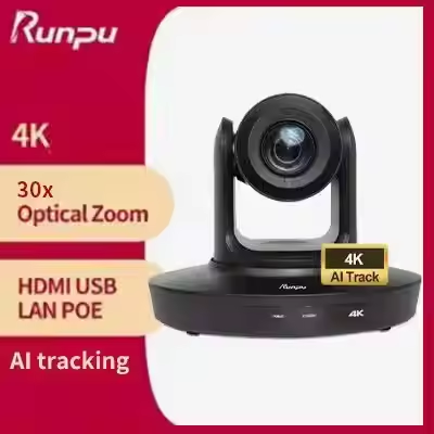USD1198 Free Ship Broadcast Bundle G430= 3 Pcs 4K 30X PTZ Conference Camera hd Mi Lan Usb Poe AI Track+a Controller+poe Switch
