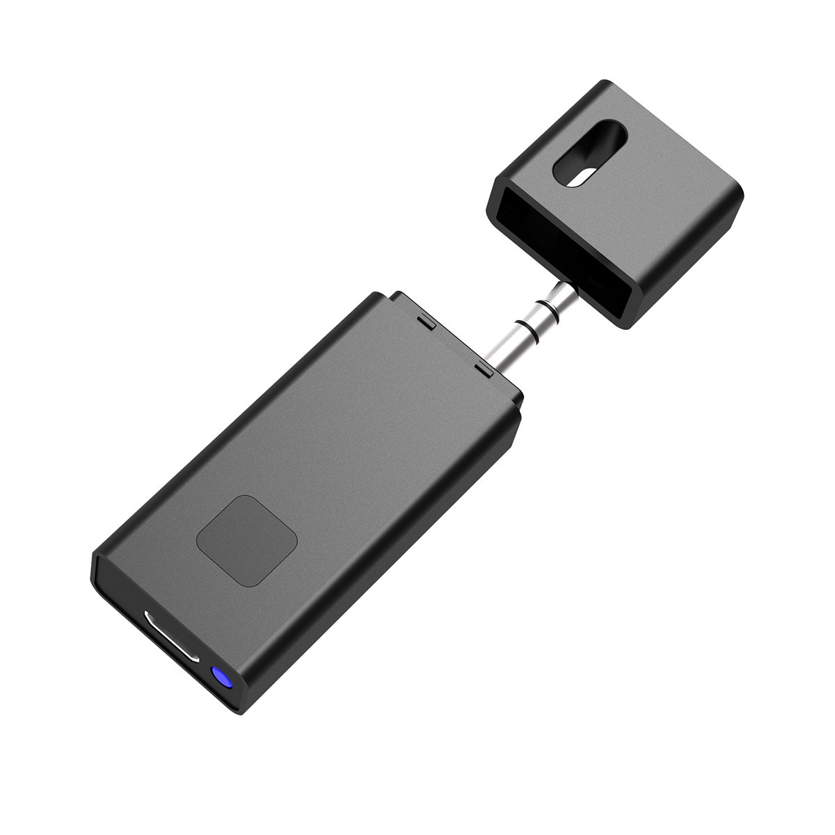 Car Kit Mini for Blue-tooth Hands-Free Wireless Portable 5.0 Music Audio Aux Adapter for Car Kit Audio System/Home Stereo
