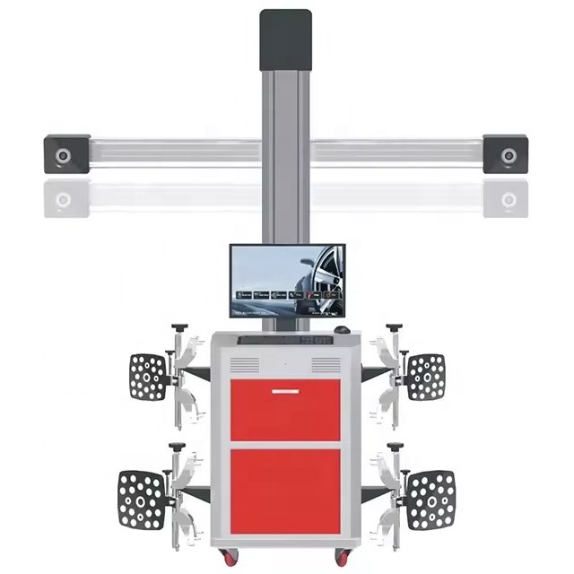 China 3d 5d Truck Supertracker bluetooth Vehicle Wheel Alignment Gauges Sensor Lift with 4 Post Lift Mobile Machine Price