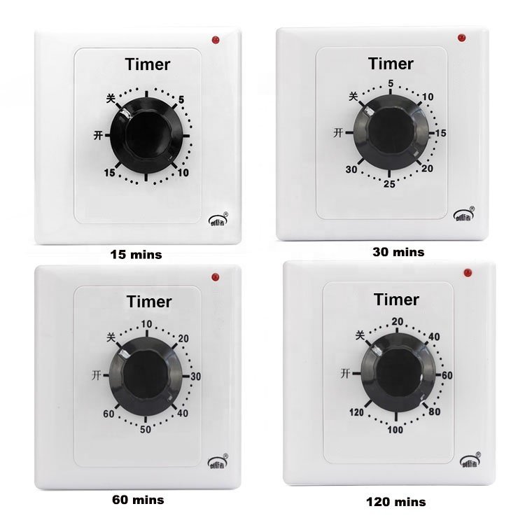 Mechanical Timer With On-Auto-Off Switch Electric Digital Timer Controller 220 v