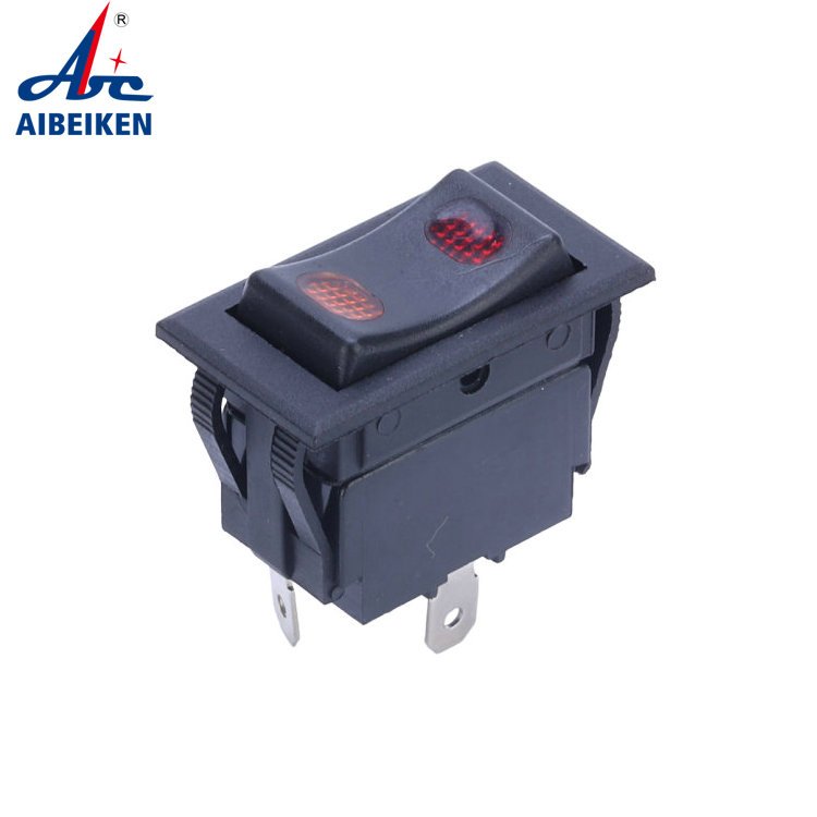 IBA-36 High Quality ON-OFF 3 Pin Terminal Control Automotive Switch Green Red Blue Auto Switch