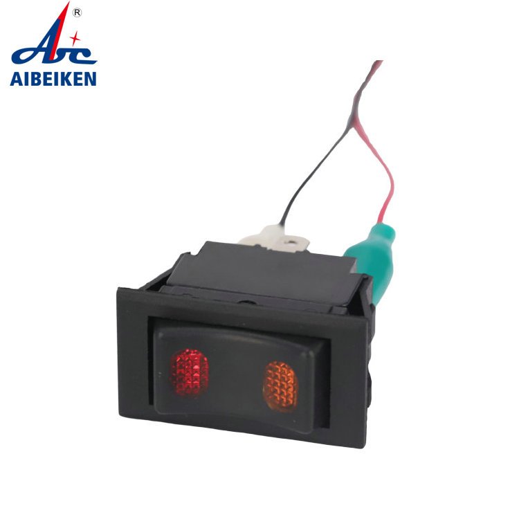 IBA-36 High Quality ON-OFF 3 Pin Terminal Control Automotive Switch Green Red Blue Auto Switch
