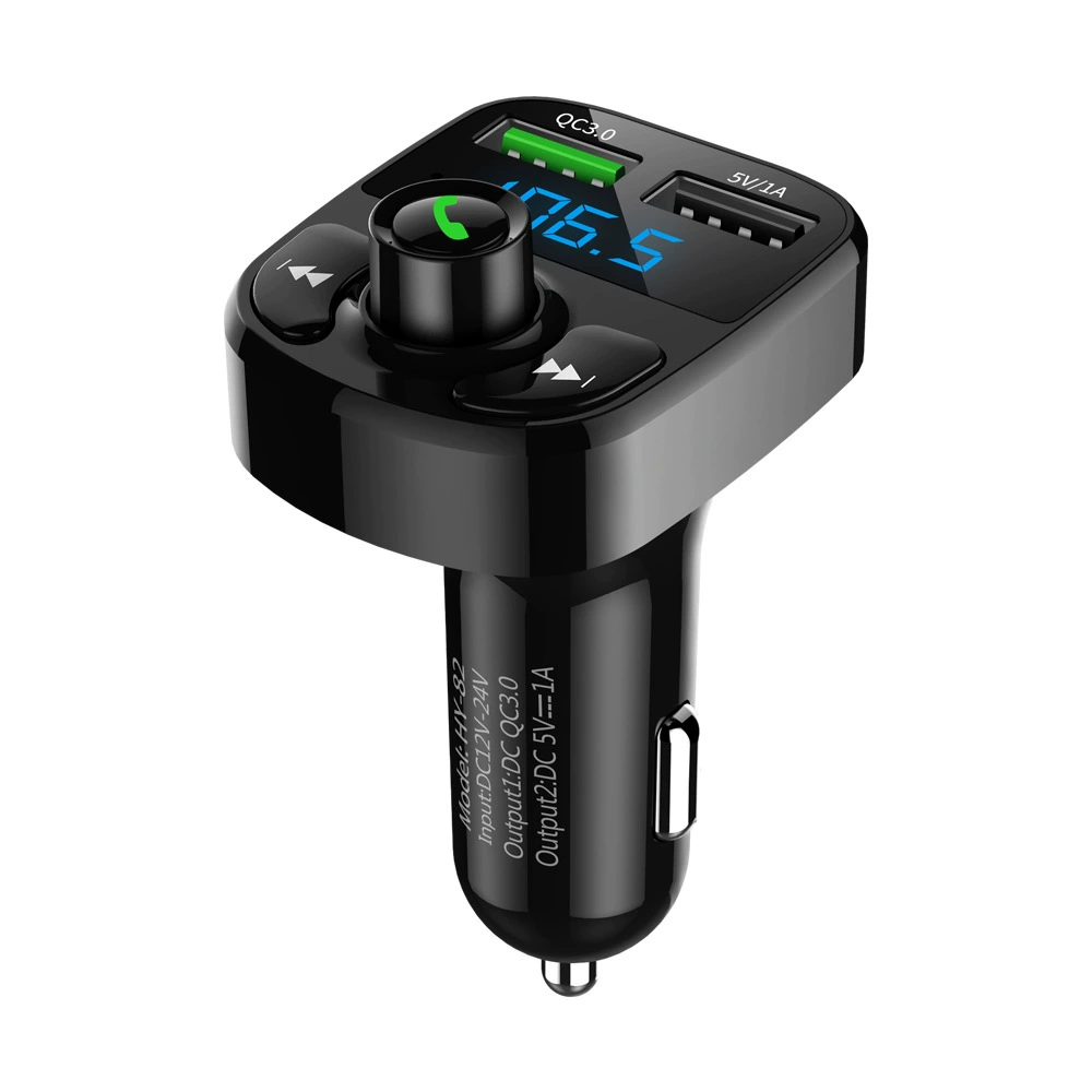 New 15W Wireless Car Charger Bluetooth MP3 Player with Hands-Free Car FM Insert Machine Car MP3
