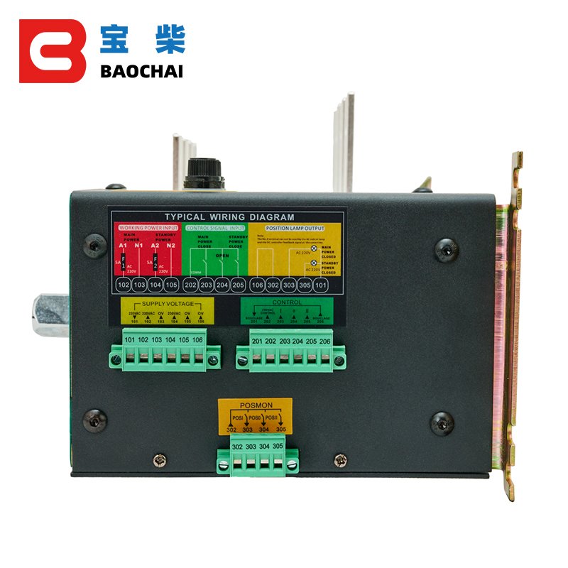 Aisikai 250A 4P ATS Automatic Transfer Change Switch Electric Circuit Breaker Auto Power Generator Generator Parts Accessories