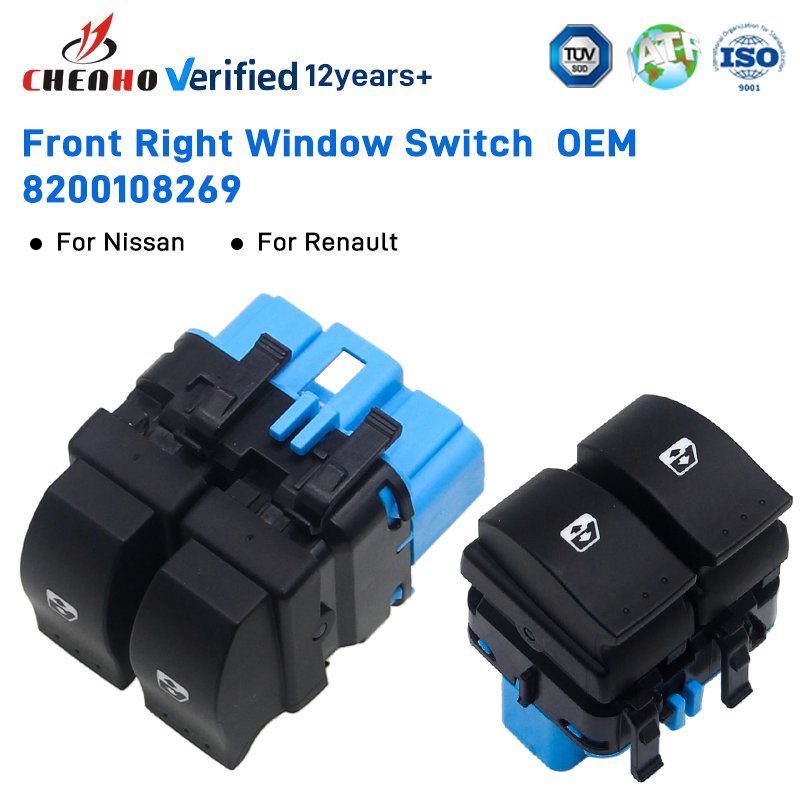 Window Control Switch Front Right for Vauxhall for Opel 8200108269