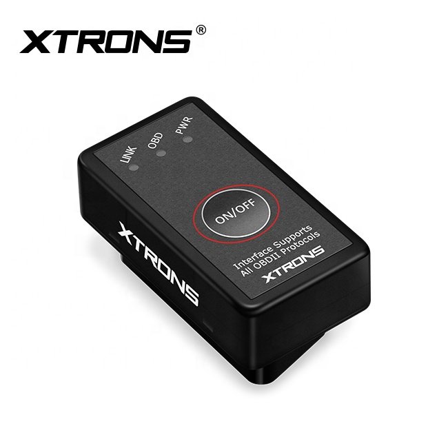 XTRONS OBD01S Wireless Blue Tooth OBD2 II Scanner Car Auto Diagnostic Screen Tool on / Off Switch