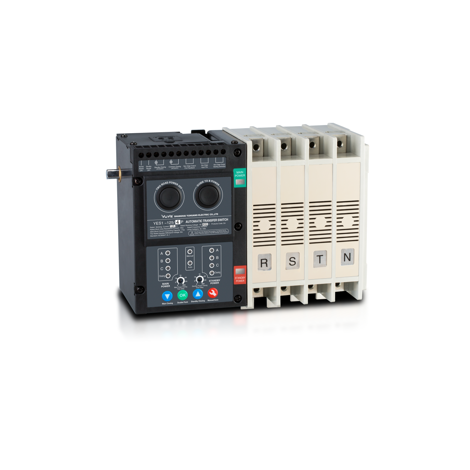 123 YUYE Brand Factory High Quality 2 Position Power Auto Start Generator ATS Transfer Switches