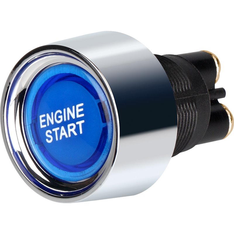 Dc 12V On/Off Red Led Light Car Vehicle Truck Race Push Switch Button Start Engine Starter Switch Car