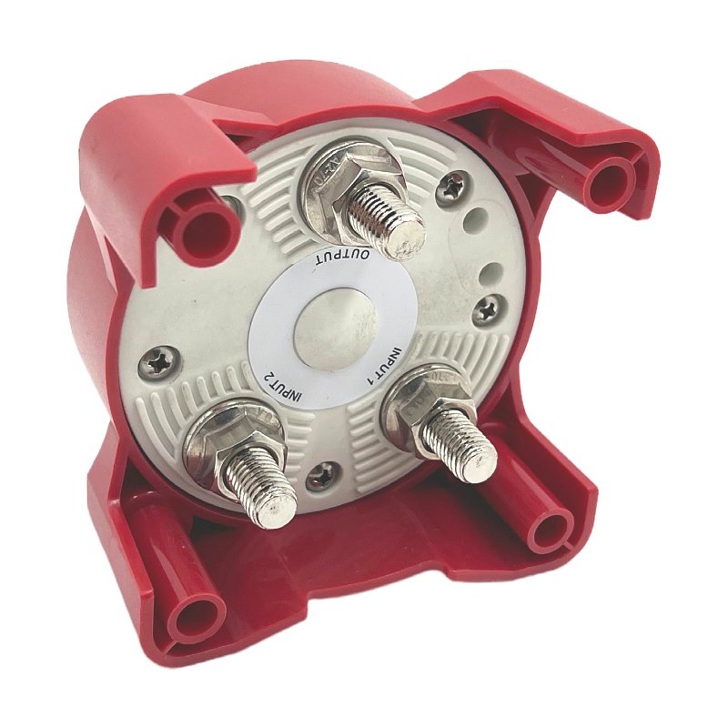 ISURE MARINE Battery Switch Selector 4 Position Terminal Battery Cable Switch for Motorhomes 32V 350A RED