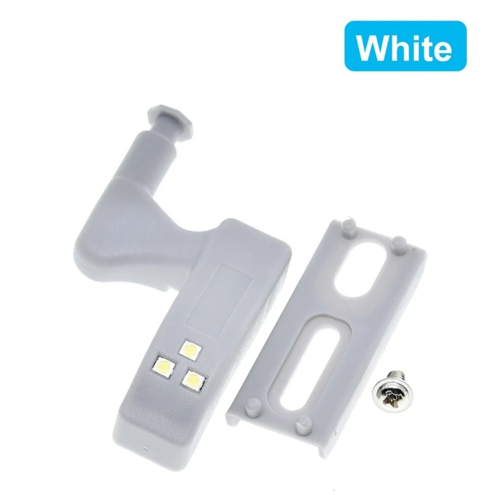 Universal Inner Hinge Led Sensor Lamp 0.3w Cabinet Wardrobe Cupboard Door 3 Leds Night Light Auto Switch On/off Bulb