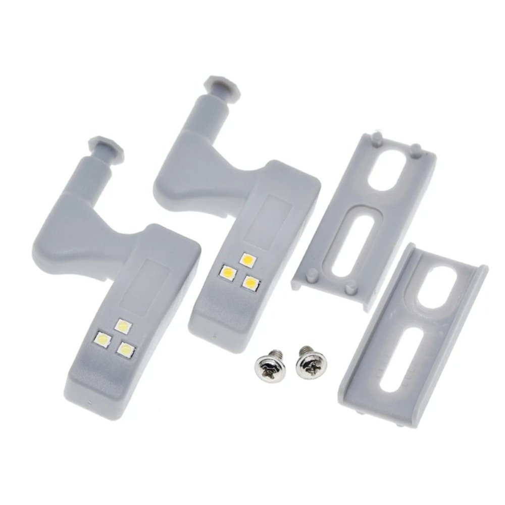 Universal Inner Hinge Led Sensor Lamp 0.3w Cabinet Wardrobe Cupboard Door 3 Leds Night Light Auto Switch On/off Bulb