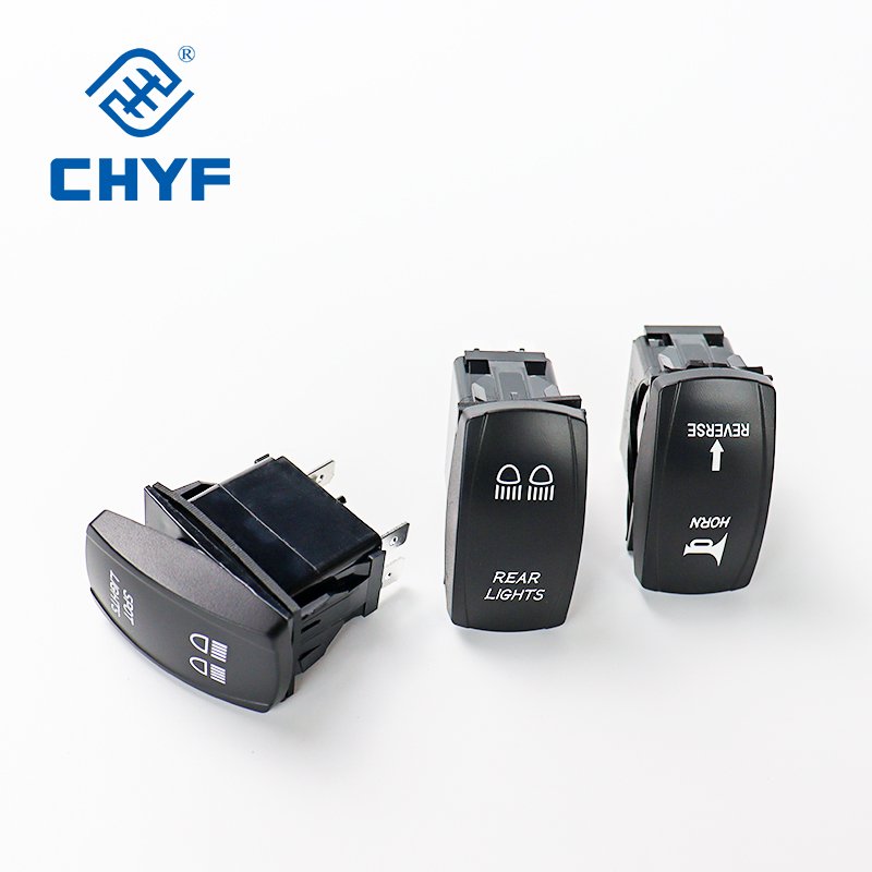 CHYF 24V Backlit LED ILLUMINATED Rocker ON-OFF Carling Switch 20A 12V Car Boat Marine Auto Switches