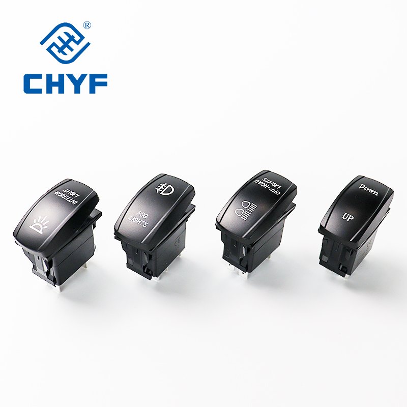 CHYF 24V Backlit LED ILLUMINATED Rocker ON-OFF Carling Switch 20A 12V Car Boat Marine Auto Switches
