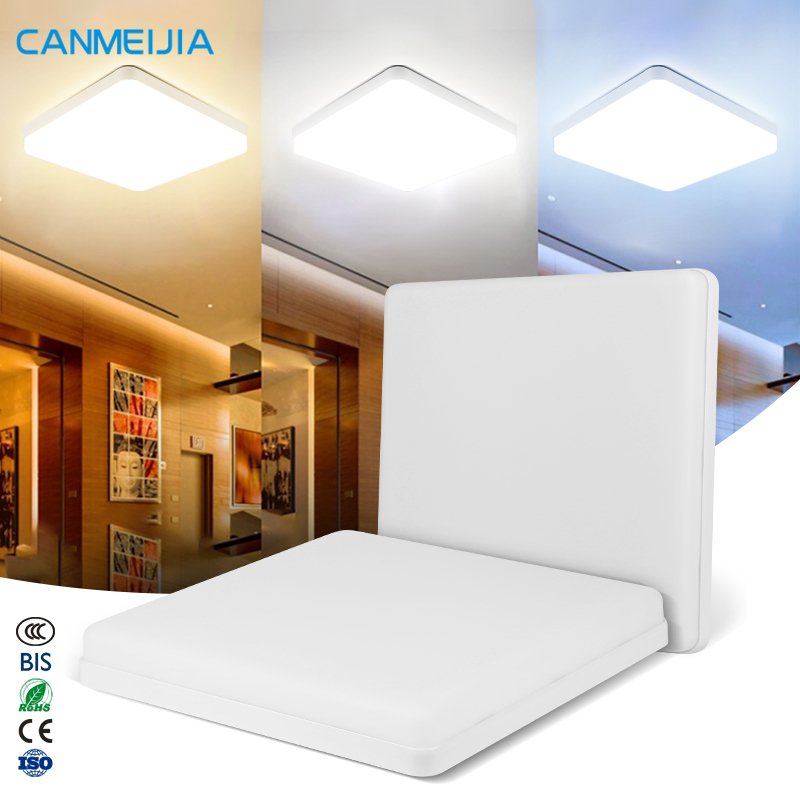Led Panel Light Brightness Square Ceiling Lamp for Living Room Surface Mounted Modern Led Ceiling Lamp/Led Ceiling Lightings