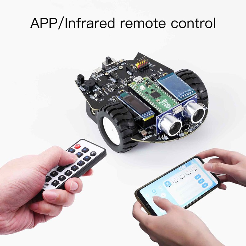 Yahboom high cost performance STEM educational Cute robot car suitable for programming beginners design for Raspberry Pi Pico2