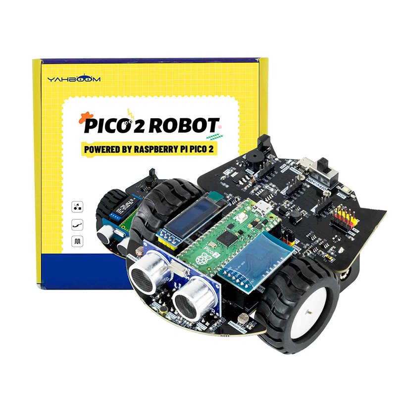 Yahboom high cost performance STEM educational Cute robot car suitable for programming beginners design for Raspberry Pi Pico2