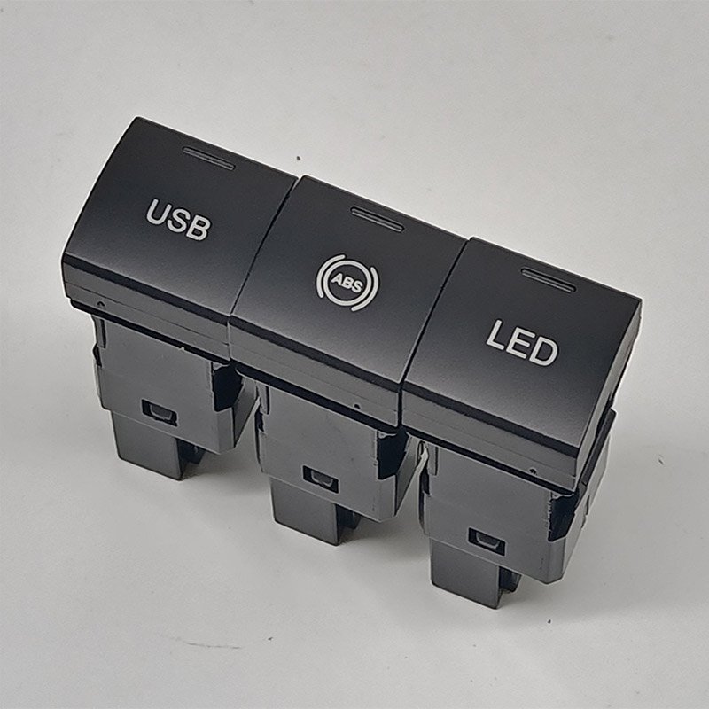 OEM 22.5*22.5 ABS square Custom Pattern toyota Car Push Button on off Switch for Prado, Camry, Hulix, Revo