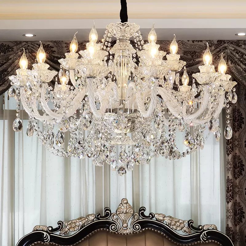Luxury Pendant Light Gold Led Hanging Light Crystal Modern Italian Crystal Chandeliers