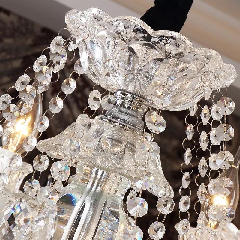 Luxury Pendant Light Gold Led Hanging Light Crystal Modern Italian Crystal Chandeliers