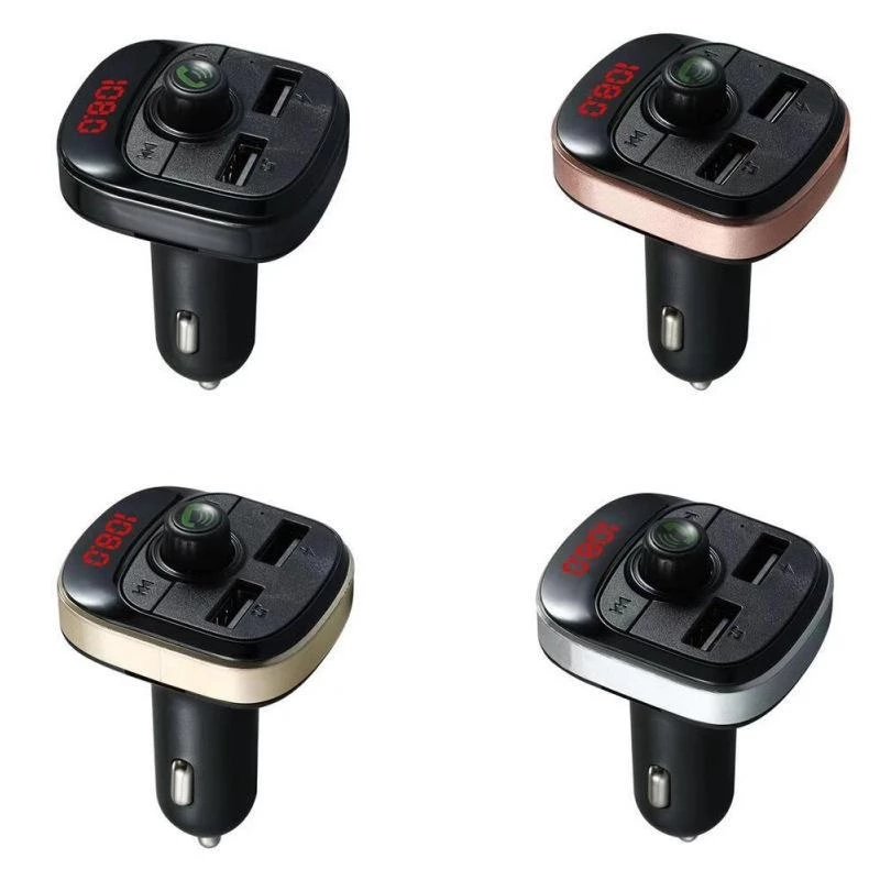 Universal Car Kit Bluetooth Wireless FM Transmitter MP3 Player Dual USB Charger Car Accessories Audio Cable Hands-Free 3.1A