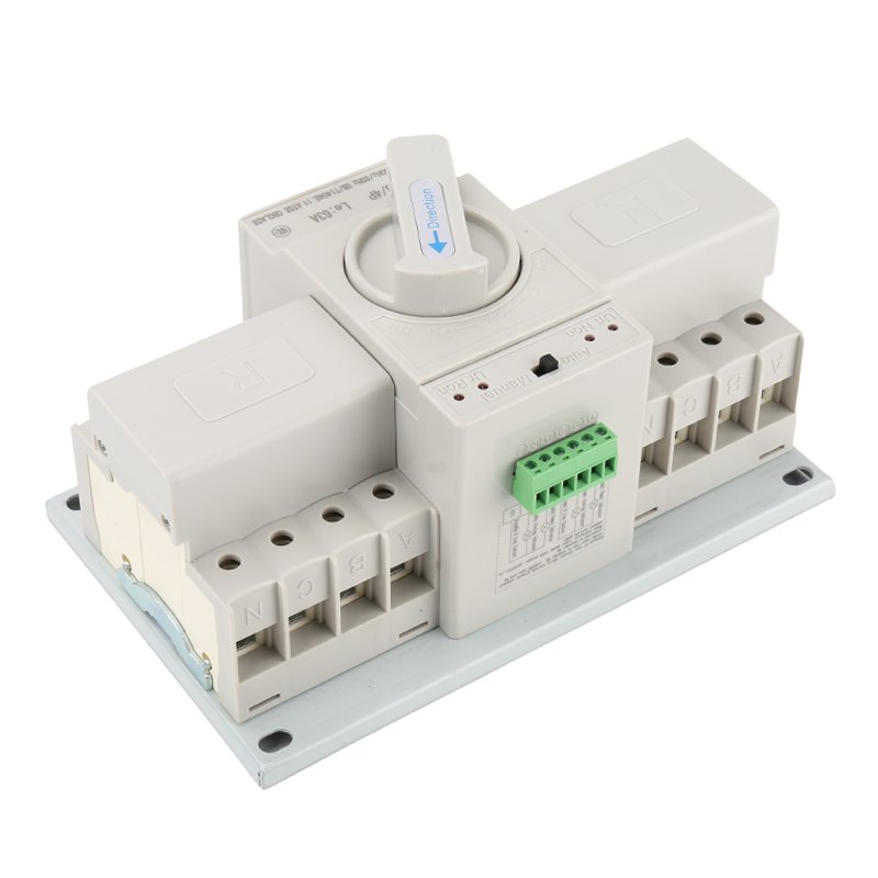 CNCSGK 4P 4 Pole 2P 2 Pole Dual Power Manual Controller 63A 63 Amp Changeover Auto Automatic Transfer Switch Generator