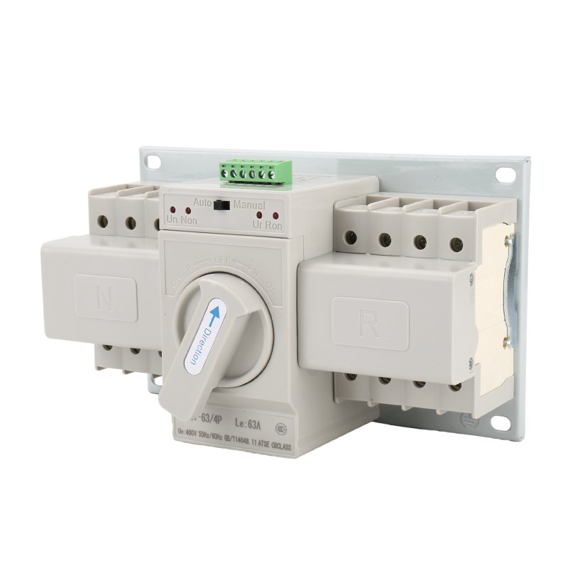 CNCSGK 4P 4 Pole 2P 2 Pole Dual Power Manual Controller 63A 63 Amp Changeover Auto Automatic Transfer Switch Generator