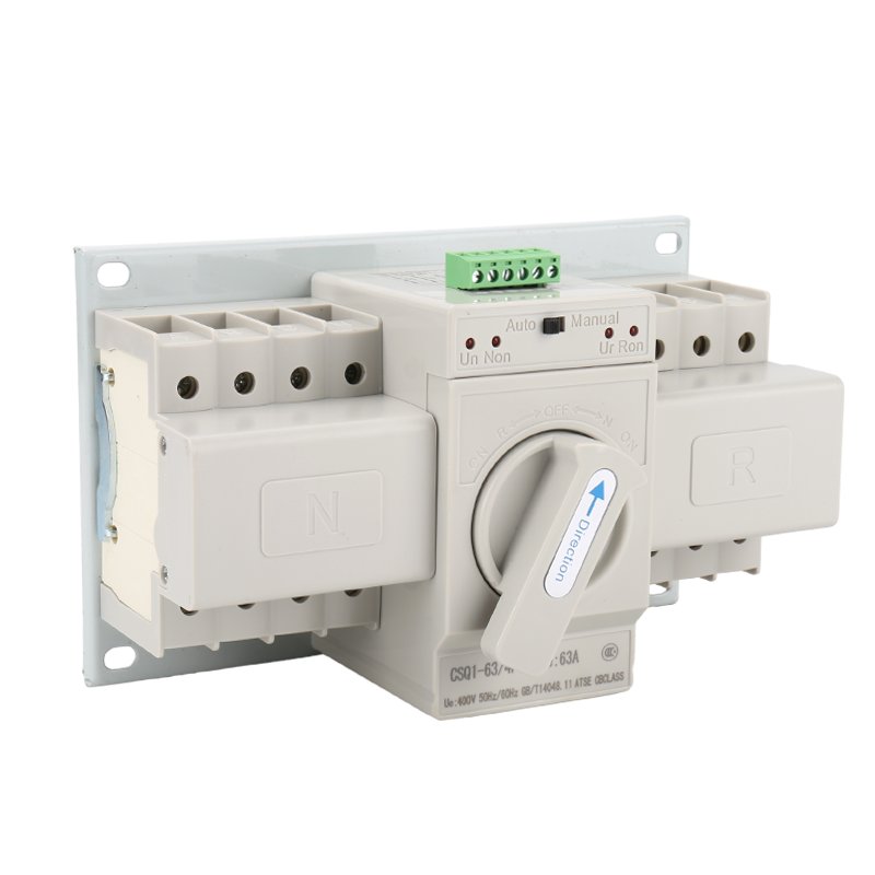 CNCSGK 4P 4 Pole 2P 2 Pole Dual Power Manual Controller 63A 63 Amp Changeover Auto Automatic Transfer Switch Generator