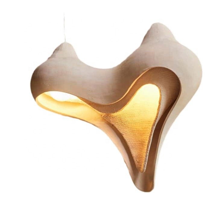 NEW Living Room Art Design Pendant Lamp Nordic Hanging Lamp Cement E26 Dining Room Pendant Light for Bedroom
