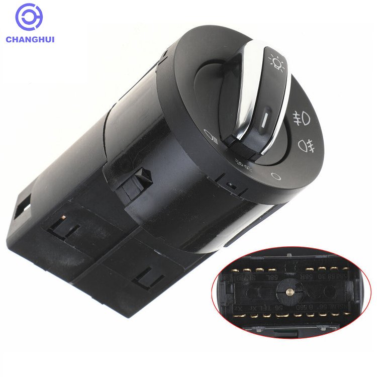 Brand New 17-PIN Auto Switch for VW Jetta Golf Beetle Passat-Controls Window and Headlights Fog Lights 6R0941531C Used