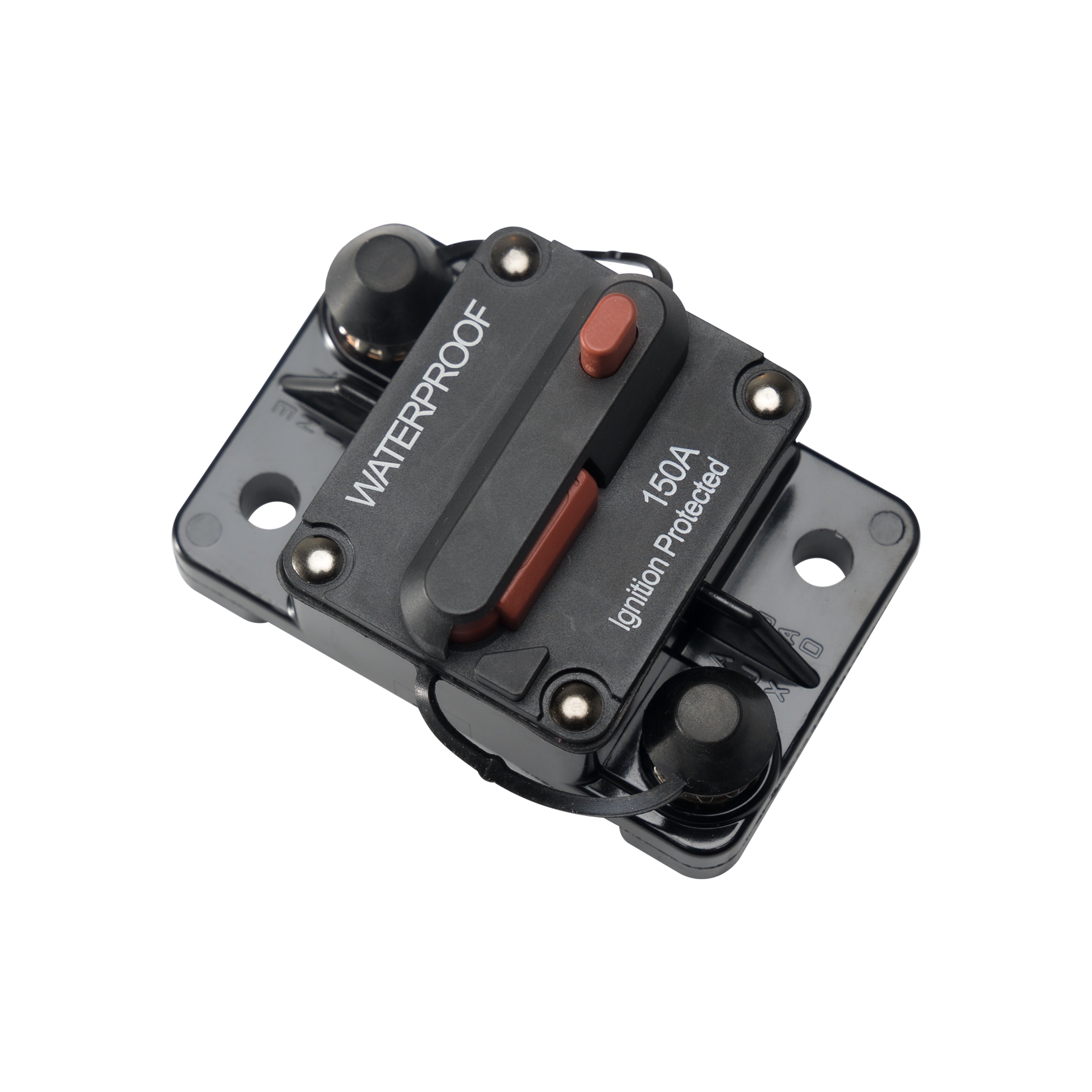 150A Premium High-Current Circuit Breaker with Fuse Manual Reset Switch Waterproof IP67 for Boat Marine RV Yacht Car 12-48VDC