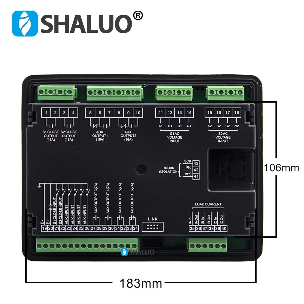 HAT700BI Diesel Generator Part & Accessory Dual Power Synchronous Switching Control Panel ATS Controller Auto Switches