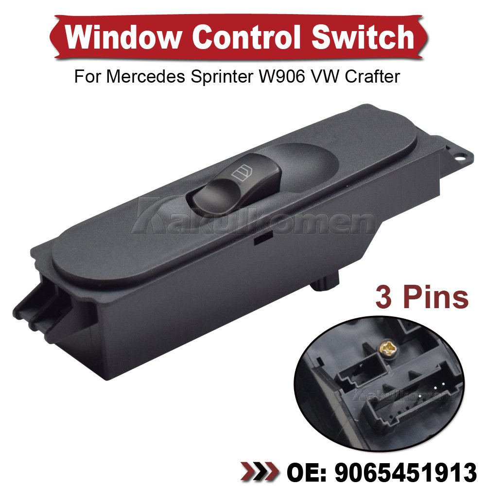 9065451213 9065451513 Power Window Control Switch Car 9065451913 A9065451213 A9065451513 for Mercedes Sprinter W906 VW Crafter