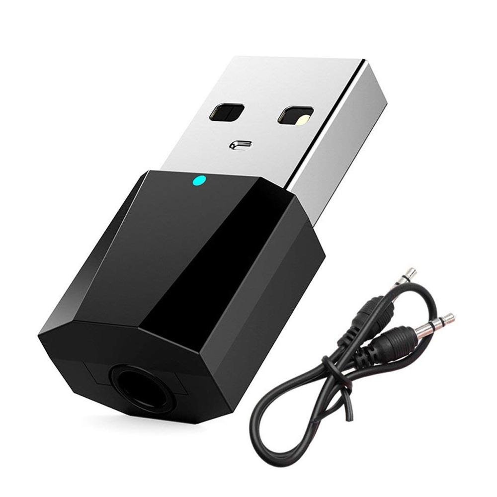 X1 USB Bluetooth Car Kit, AUX Bluetooth Audio Adapter, 3.5mm Car Bluetooth Receiver for Music Streaming & Handsfree Calling